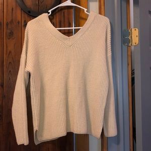 Cream sweater